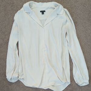Ann Taylor Cream Blouse
